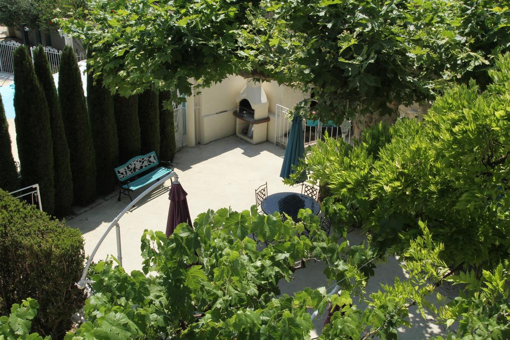 La Magnanerie Villa Suze la Rousse Bagian luar foto