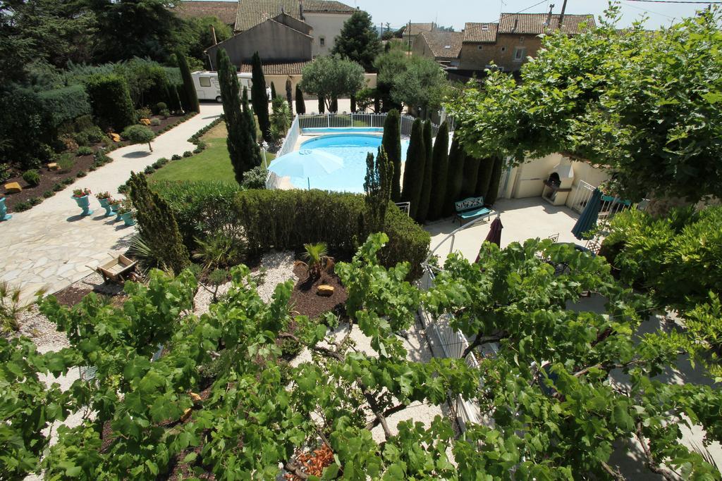 La Magnanerie Villa Suze la Rousse Bagian luar foto